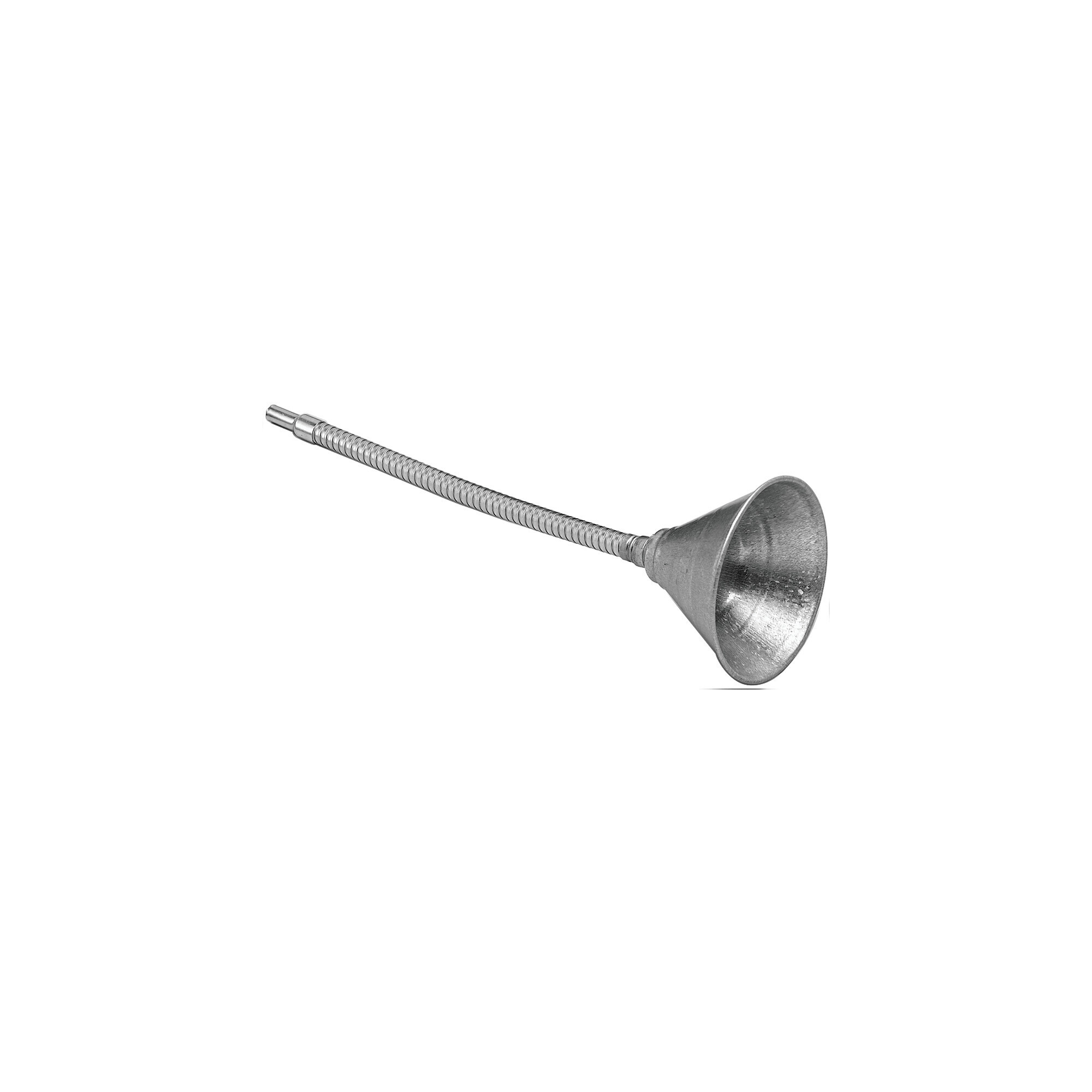 Performance Tool Metal Funnel with Flexible Spout, 6in. DIa. Funnel, 12in.L Spout, Model# W219